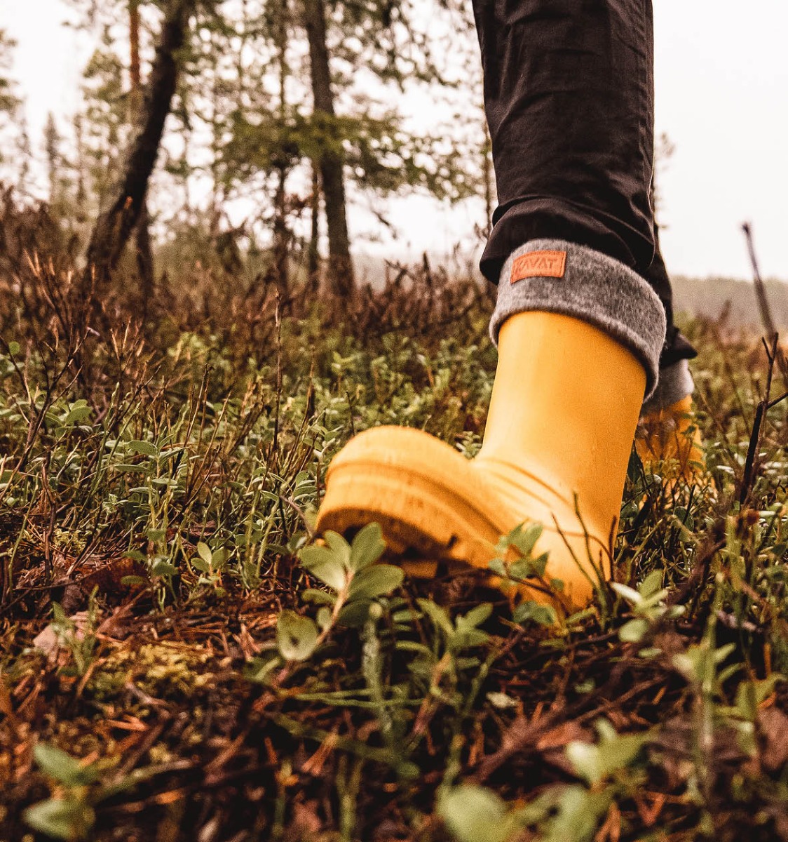 Swedish rain outlet boots