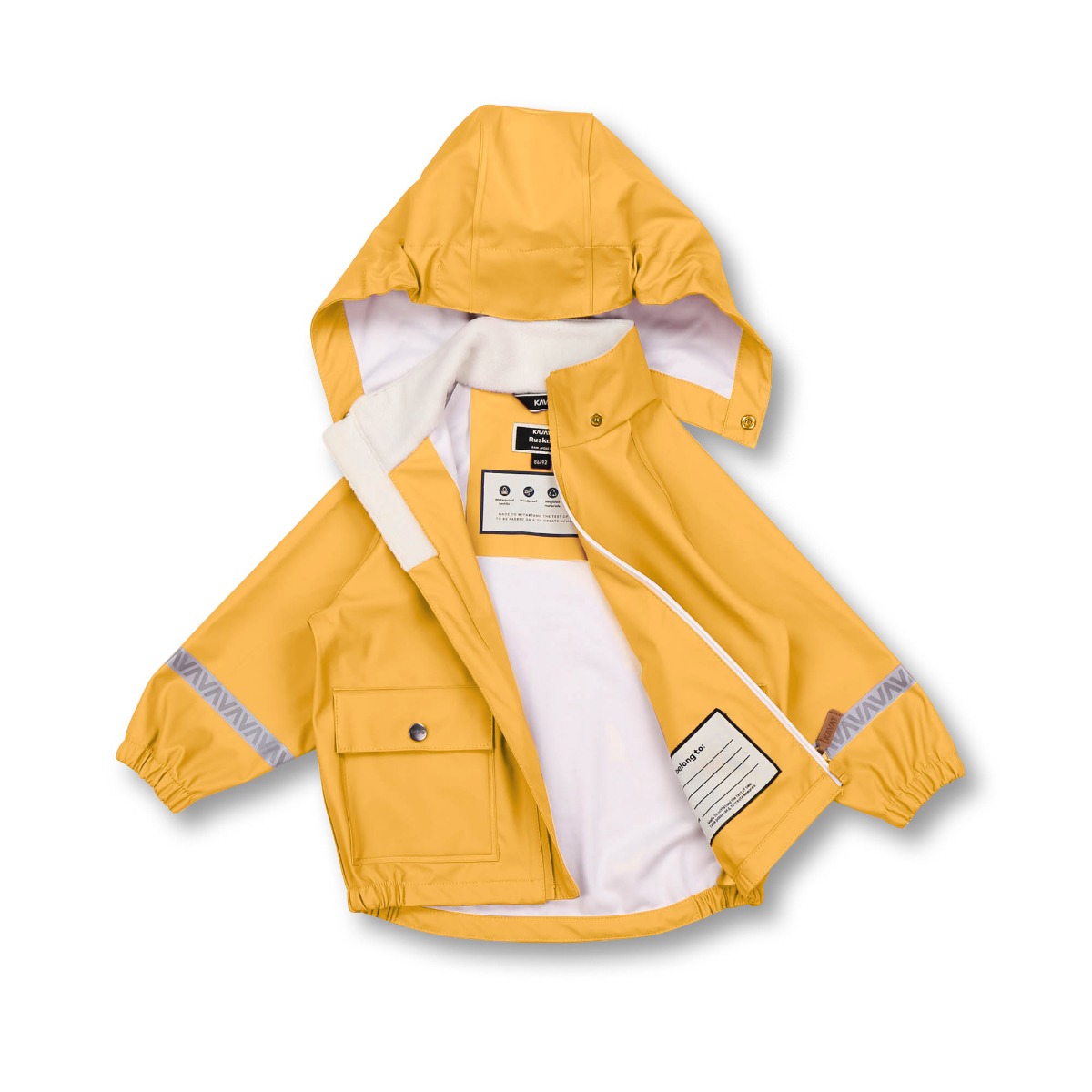 Rusken Jacket Bright Yellowproduct zoom image #2